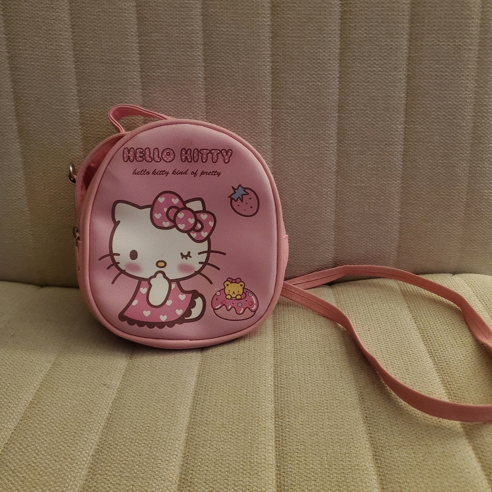Hello Kitty KIND OF PRETTY Bag Crossbody Purse *Never Used* SANRIO